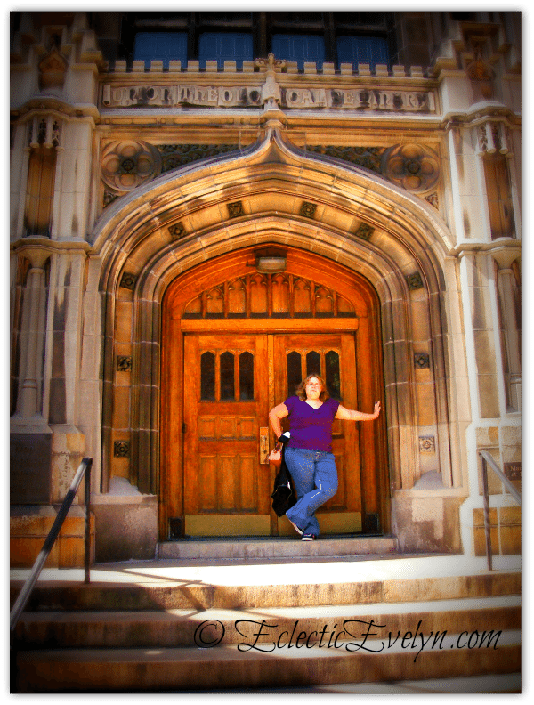 #ThursdayDoors Door at Union Theological Seminary in New York EclecticEvelyn.com