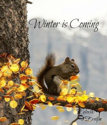 Gathering Nuts for Winter #SOCS EclecticEvelyn.com