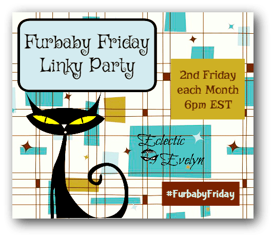 #FurbabyFriday Linky Party EclecticEvelyn.com