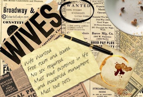 Wife Wanted EclecticEvelyn.com