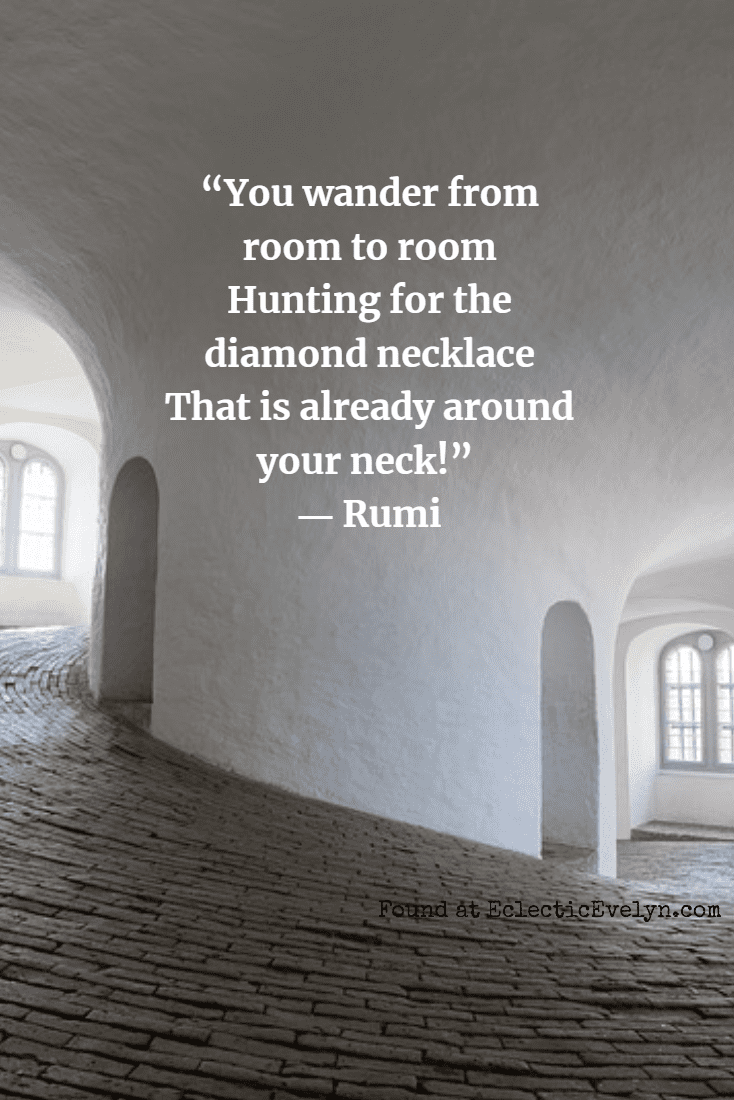 Heartfelt Rumi quote