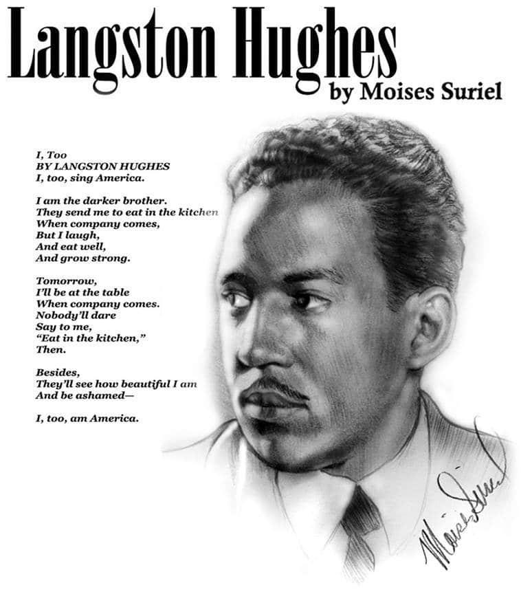 Langston Hughes I too am American EclecticEvelyn.com