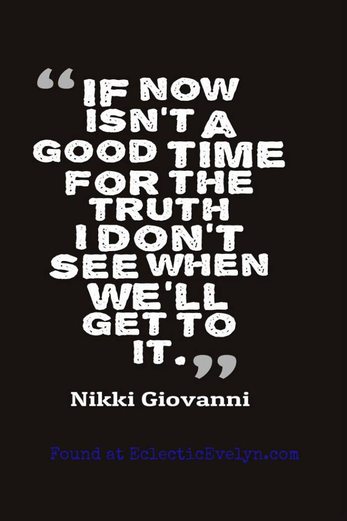 Nikki Giovanni EclecticEvelyn.com