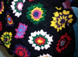 flower poncho EclecticEvelyn.com