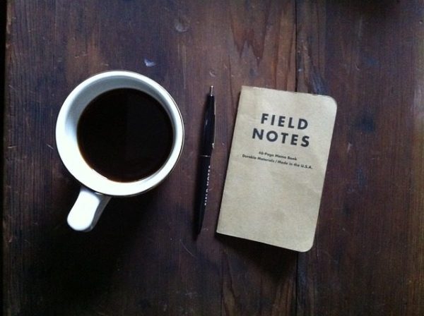 coffee and a diary