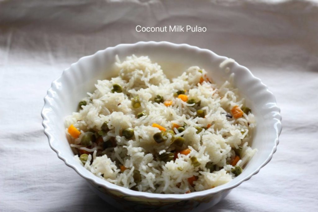 coconut milk pilaf