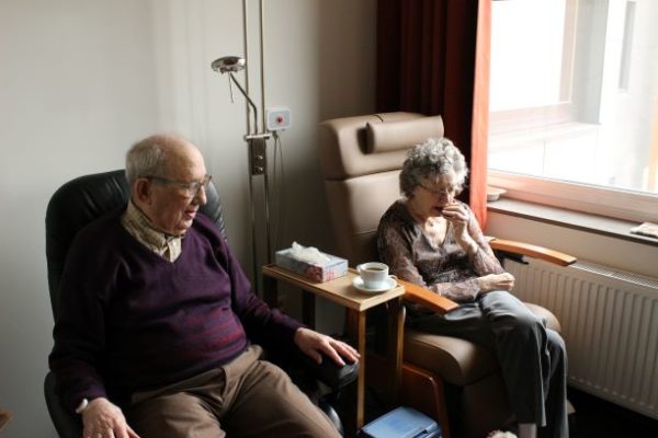 elderly couple