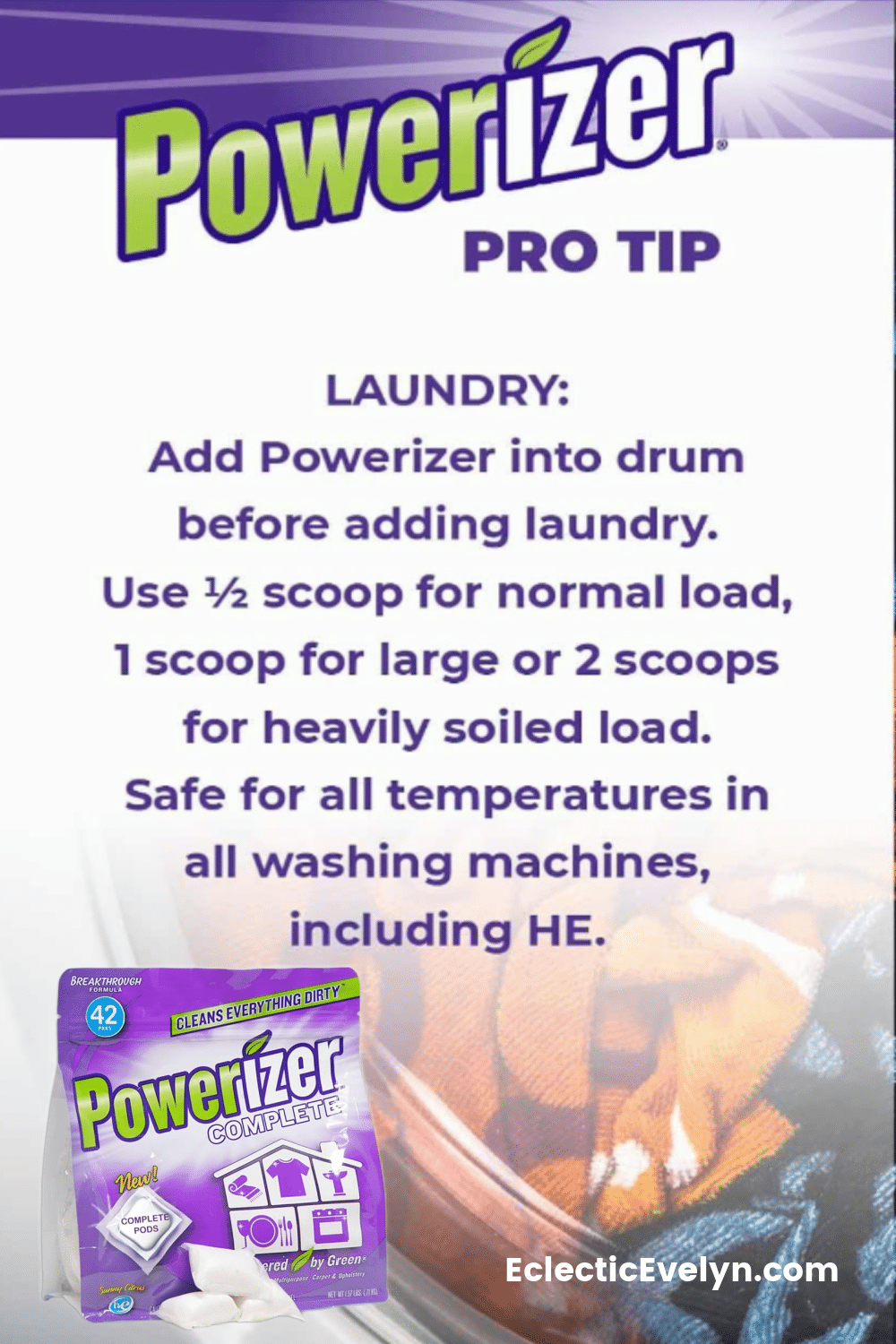 Powerizer pro tip for laundry