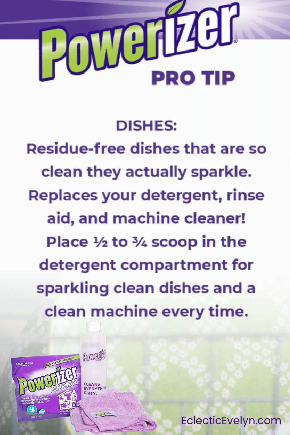 Powerizer pro tip for cleaning dishes