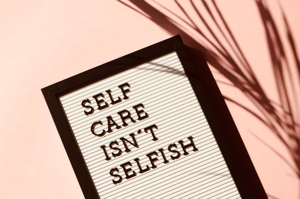 self care sign