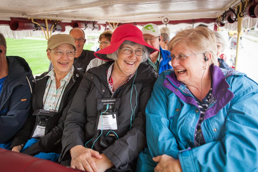people over 50 on a Road Scholar trip
