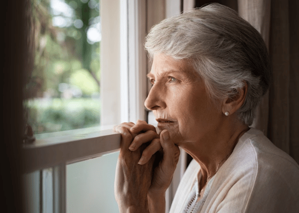 woman over 50 with agorapphobia