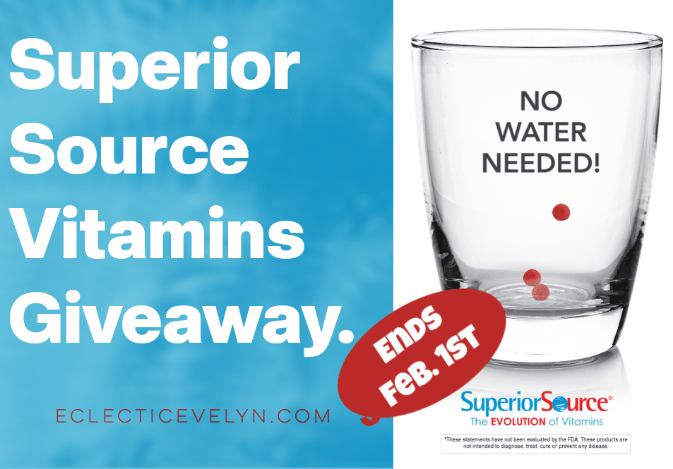 no water needed superior source vitamins giveaway ends feb. 1st